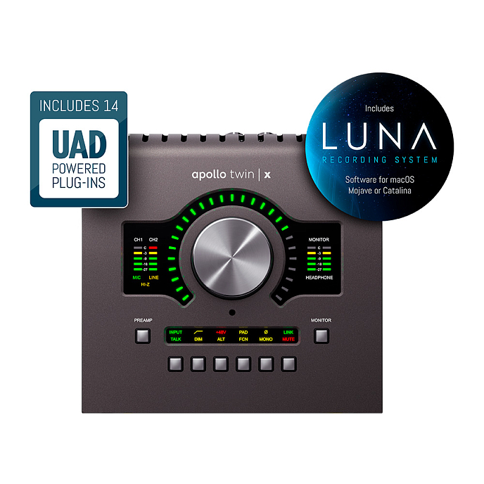 Аудиоинтерфейс Universal Audio Apollo Twin X QUAD - рис.0