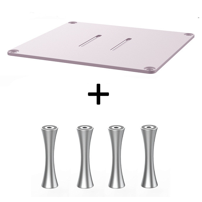 Стойка для Hi-Fi ddHiFi HS300 + SR70 x 4 Pinkish Gray/Silver - рис.0