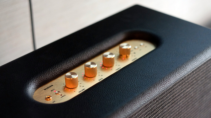 Портативная колонка Marshall Woburn WiFi Cream - рис.5