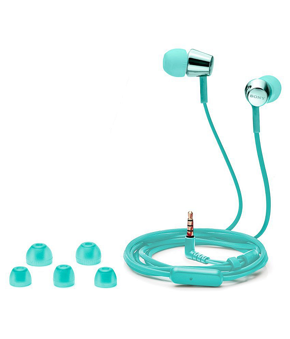 Наушники внутриканальные Sony MDR-EX155AP Teal - рис.3