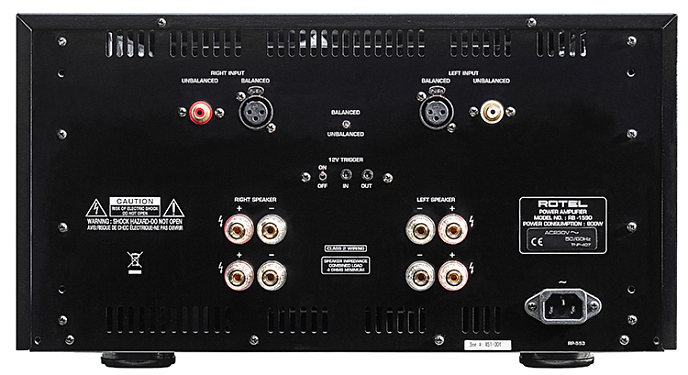 Усилитель мощности Rotel RB-1590 Black - рис.1