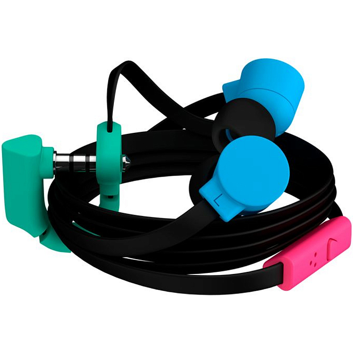 Наушники Coloud POP Blocks Black/Cyan - рис.1
