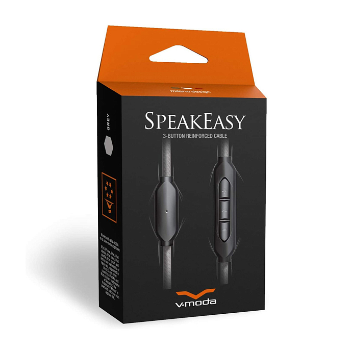 Кабель V-Moda 3 Button Speakeasy Cable Orange - рис.3