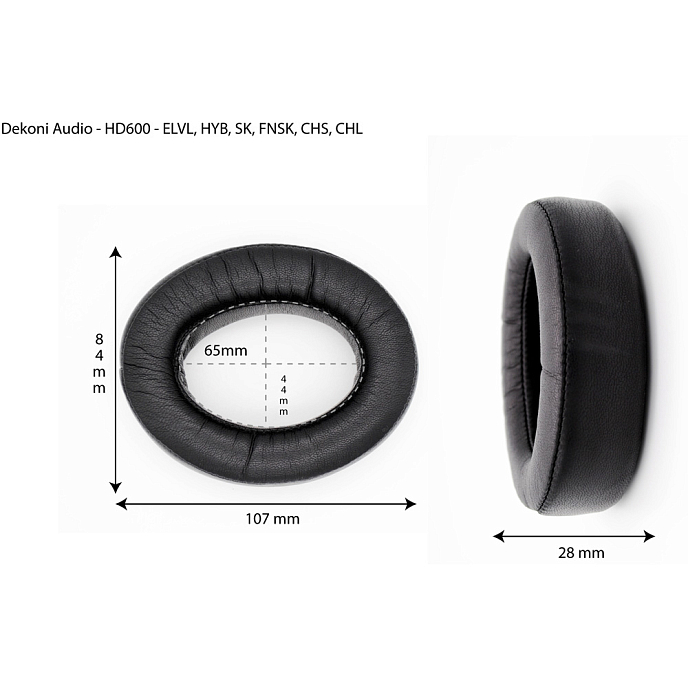Амбушюры Dekoni Audio Choice Suede for Sennheiser HD600 - рис.1