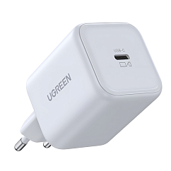 Сетевое зарядное устройство Ugreen X524 GaN Fast Charger 45W USB-C White