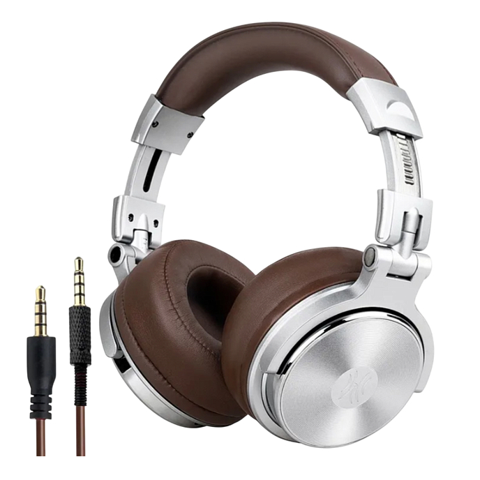 Наушники полноразмерные OneOdio Studio Pro 40 Silver - рис.1