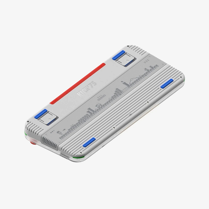 Клавиатура NuPhy Kick75 IO Silver Max Switch White - рис.1