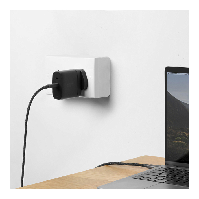 Сетевое зарядное устройство Native Union Fast GaN Charger PD 67W Black - рис.4