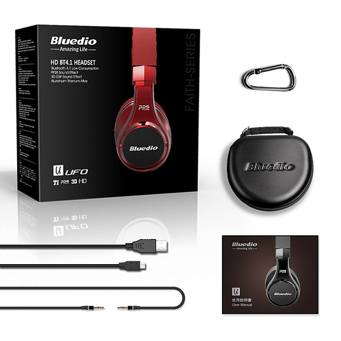 Беспроводные наушники Bluedio Ufo U Red - рис.10