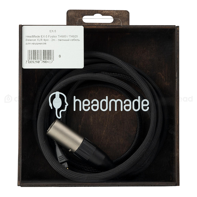 Кабель HeadMade Red Diamond - Fostex TH900mk2, TH1100RP - XLR4, 2m - рис.1