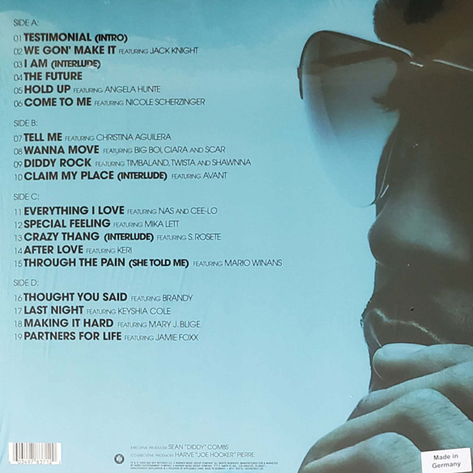 Виниловая пластинка Diddy - Press Play - Crystal Clear LP - рис.1