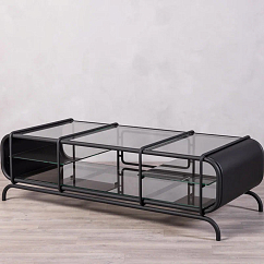 Стойка для Hi-Fi F2F Кинотека Matte Black Graphite Black