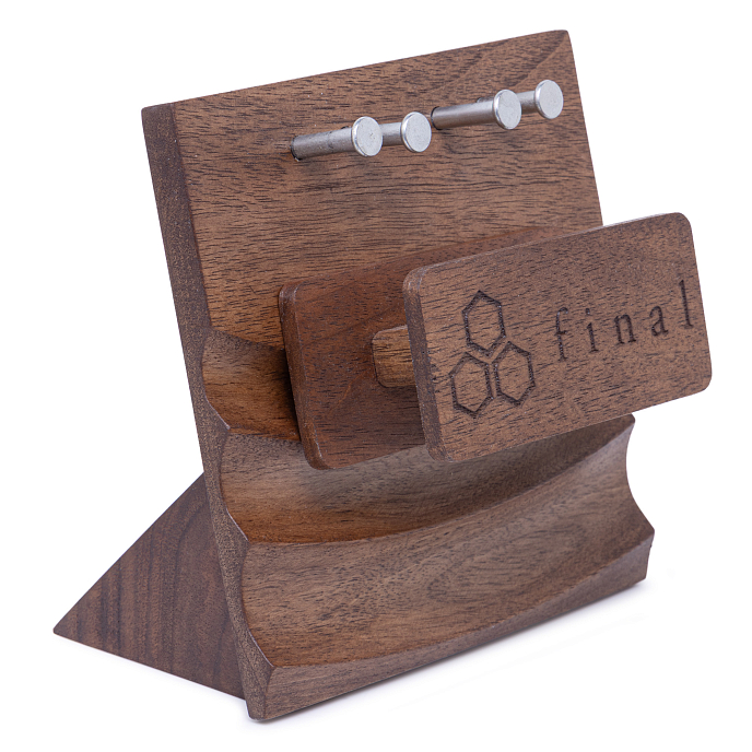 Подставка под наушники Dr.Head Under Wood IEM Stand Final Audio Walnut - рис.1
