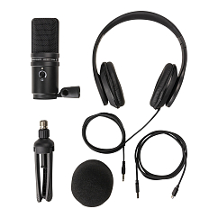 Микрофон для стриминга и игр Zoom ZUM-2 PMP Black