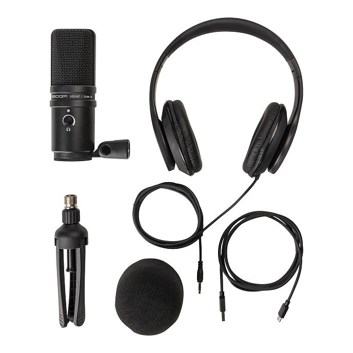 Микрофон для стриминга и игр Zoom ZUM-2 PMP Black - рис.1