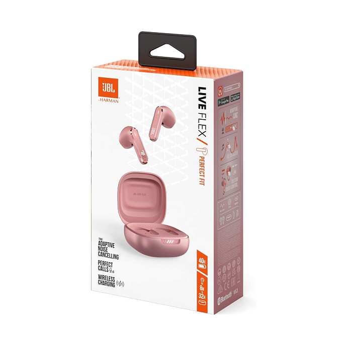 Беспроводные наушники JBL Live Flex Rose - рис.6