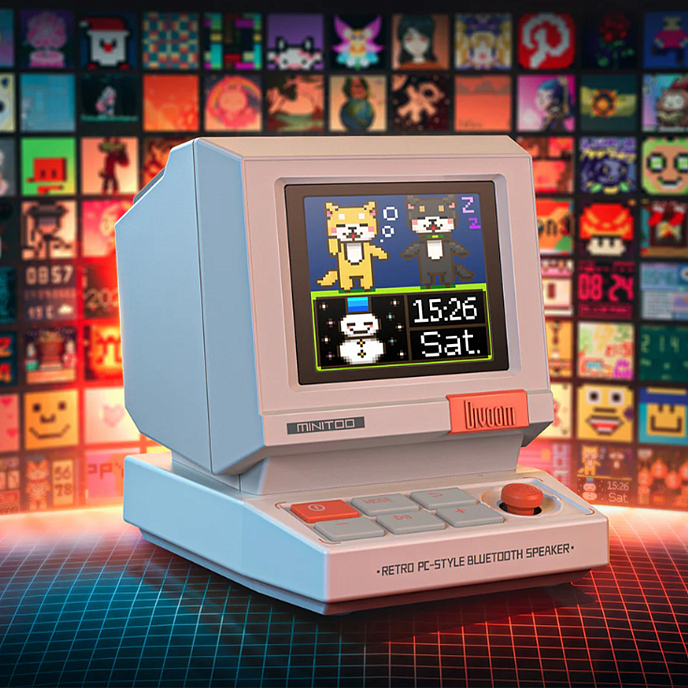 Портативная колонка Divoom MiniToo Beige - рис.3