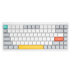 Клавиатура NuPhy Halo75 V2 QMK RGB HotSwap Lemon Switch Ionic White