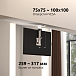 Кронштейн для монитора Uniteki LCD3110CBW White - рис.8