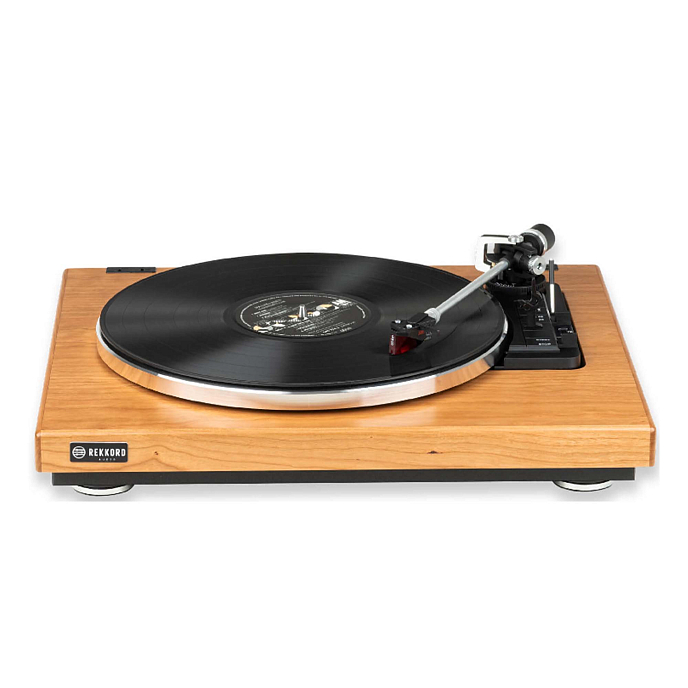 Проигрыватель винила Rekkord Audio F400 (2M Red) Cherry - рис.0