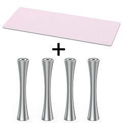 Стол ddHiFi HS650 + SR100 x 4 Pinkish Gray/Silver