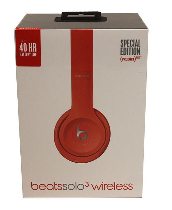 Беспроводные наушники Beats Solo 3 Wireless Red - рис.4