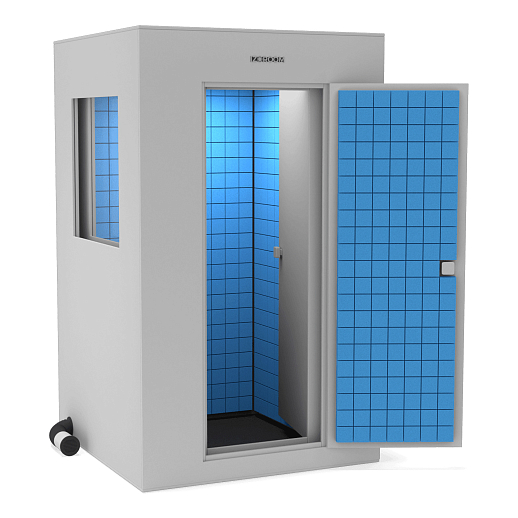 Акустическая кабина IzoRoom Comfort with window Steel Blue