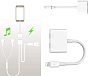 Адаптер Belkin Lightning Audio + Charge RockStar iPhone7/7Plus White - рис.2