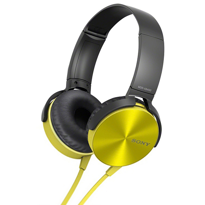 Наушники Sony MDR-XB450AP Yellow - рис.0