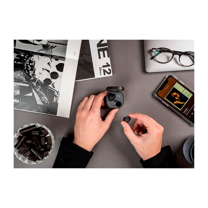 Беспроводные наушники Audio-Technica ATH-SQ1TW Black - рис.9