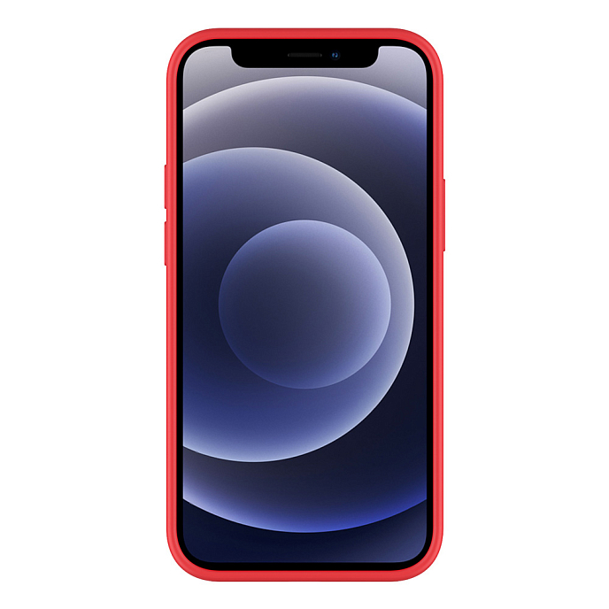 Чехол для смартфонов Deppa Soft Silicone for Apple iPhone 12 Mini Red - рис.2