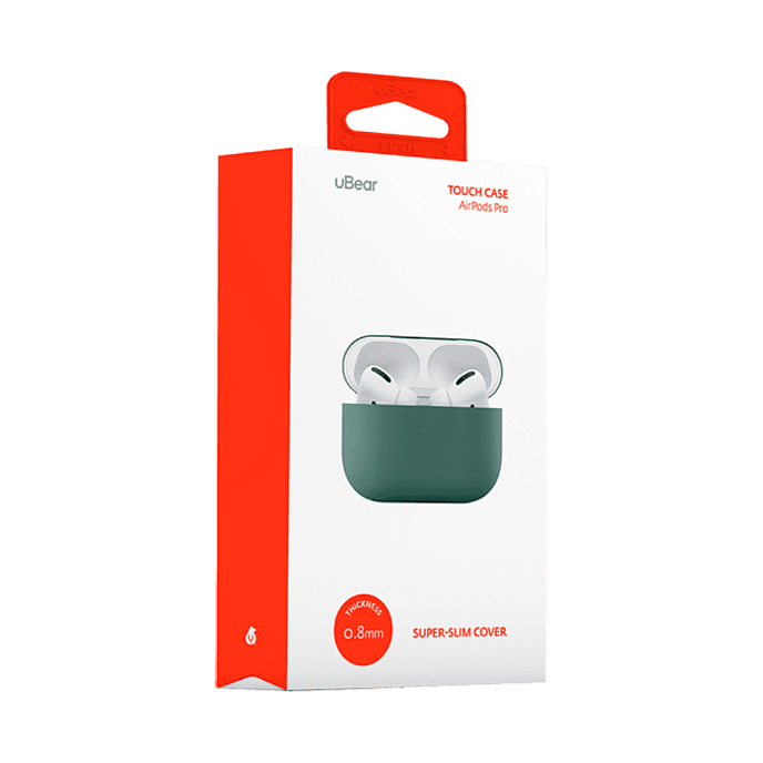 Чехол для Airpods Pro uBear Touch Case for Apple AirPods Pro Green - рис.4