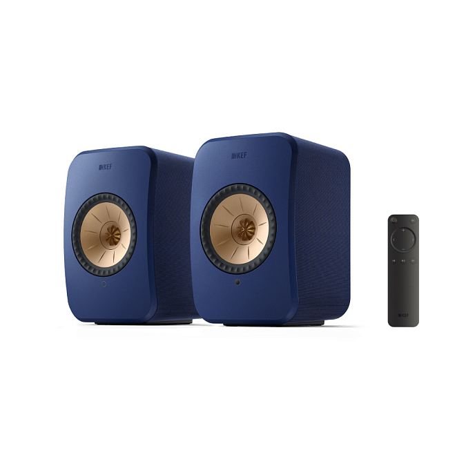 Полочная акустика KEF LSX II Cobalt Blue + S1 Floor Stand - рис.10