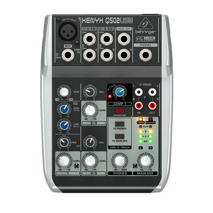 Микшерный пульт BEHRINGER XENYX Q502USB - рис.0