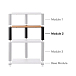 Стойка для Hi-Fi NorStone Copenhagen 2 Oak - рис.1