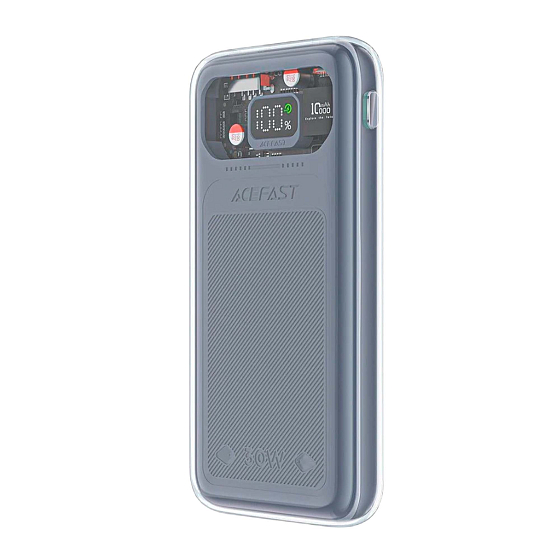 Портативный аккумулятор ACEFAST M1-10000 Mica Grey - рис.0