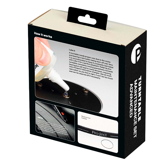 Аксессуар для винила Pro-Ject Maintenance Set Advanced (Lube It/Drive Belt/OM 10 Stylus) - рис.1