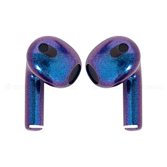 Беспроводные наушники Apple AirPods 3rd Illusion Aquamarine Violet Total Gloss 