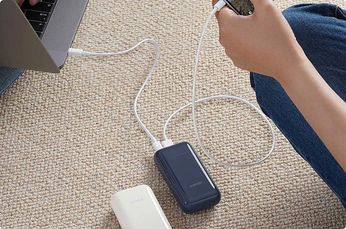 Портативный аккумулятор Xiaomi 33W Power Bank 10000mAh Pocket Edition Pro Ivory White - рис.3