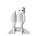- рис.0 Кабель UGREEN US199 Lightning - USB-A 2m Silver - рис.0