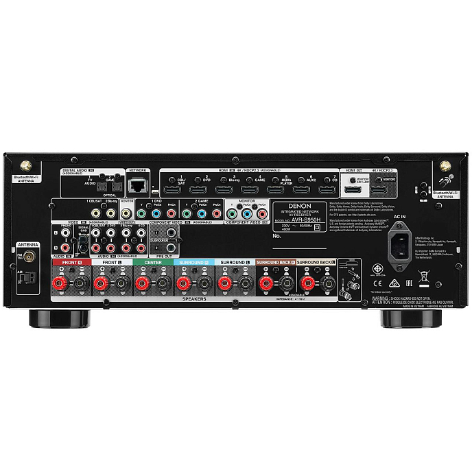 Ресивер Denon AVR-S950H Black - рис.3