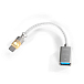 Кабель ddHiFi TC07F USB-C to USB-A OTG Cable серебряный - рис.0