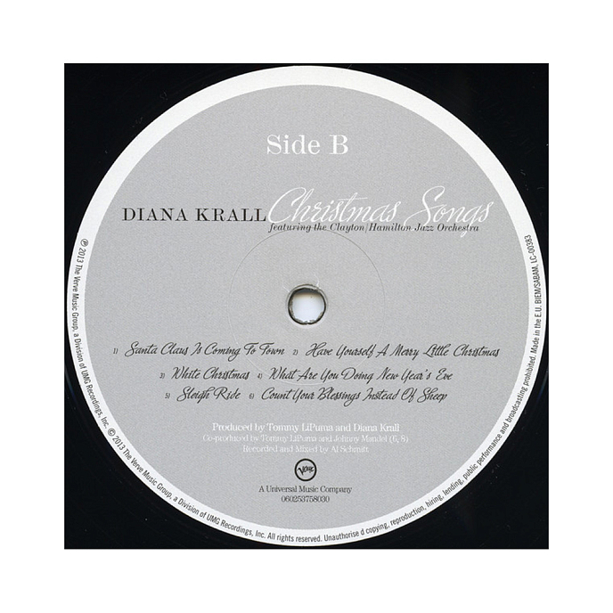 Виниловая пластинка Krall, Diana Christmas Songs LP - рис.3