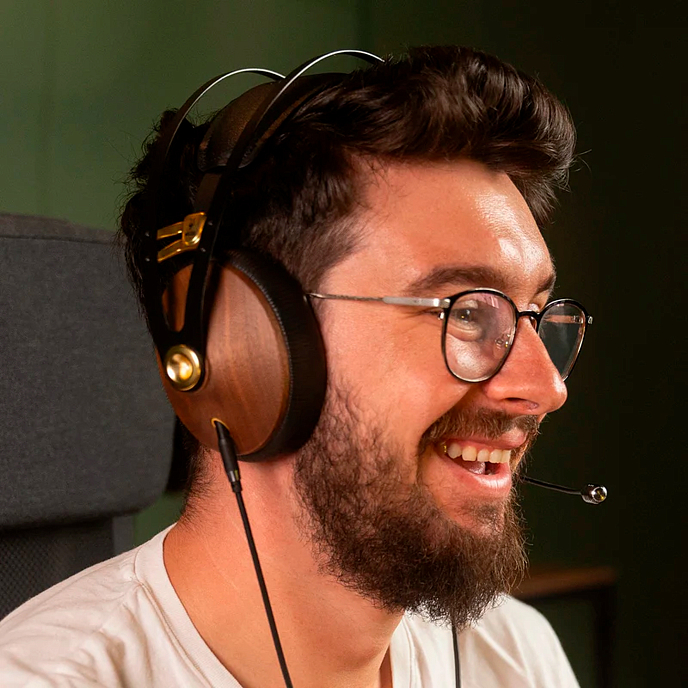 Наушники полноразмерные Meze 99 Classics Boom Mic Kit Walnut Gold - рис.17