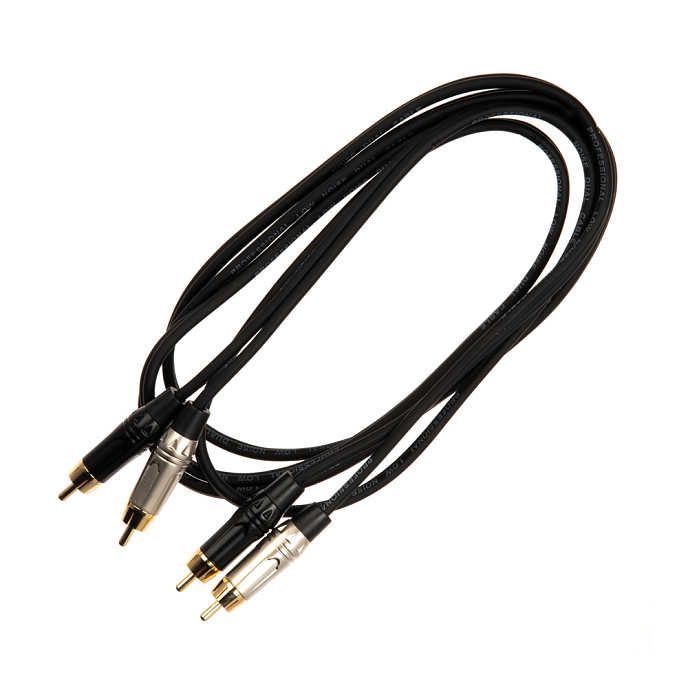 Кабель Quik Lok JUST-4RCA 2xRCA - 2xRCA 1m - рис.0