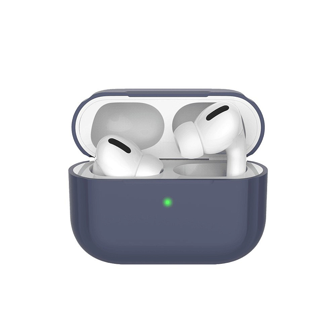 Чехол для Airpods Pro Deppa Case for AirPods Pro Blue - рис.0