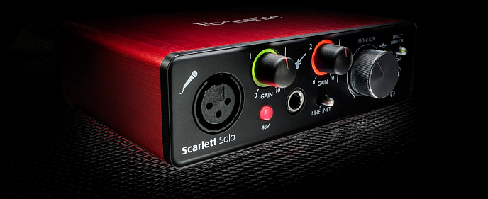 Внешняя звуковая карта FOCUSRITE Scarlett Solo USB 2nd Gen - рис.5