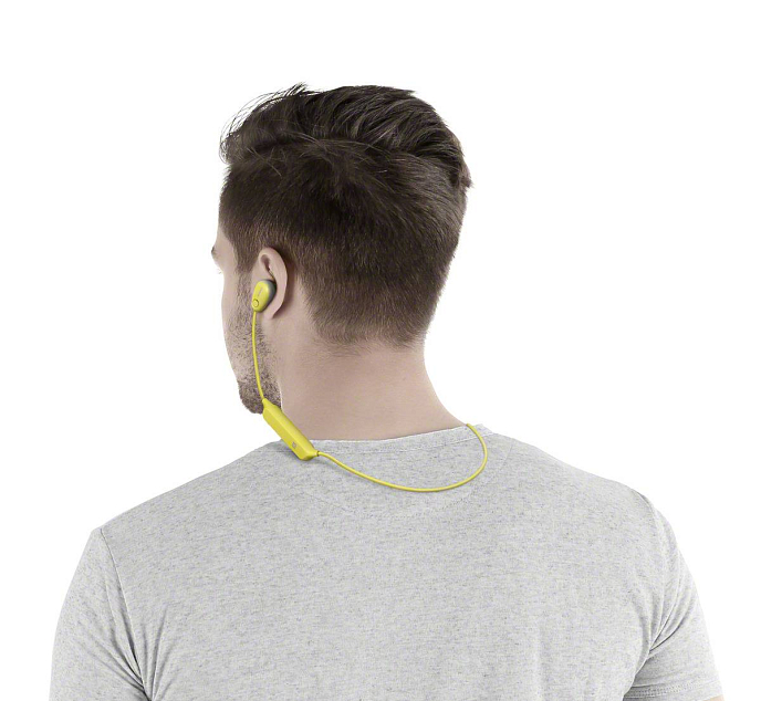 Наушники Sony WI-SP600N Yellow - рис.9