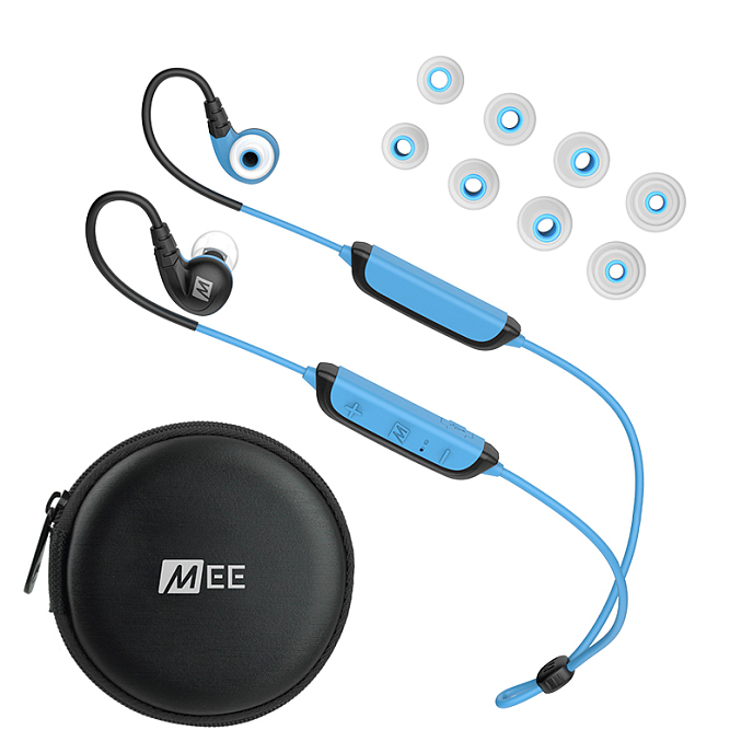 Беспроводные наушники MEE Audio X8 Blue - рис.3