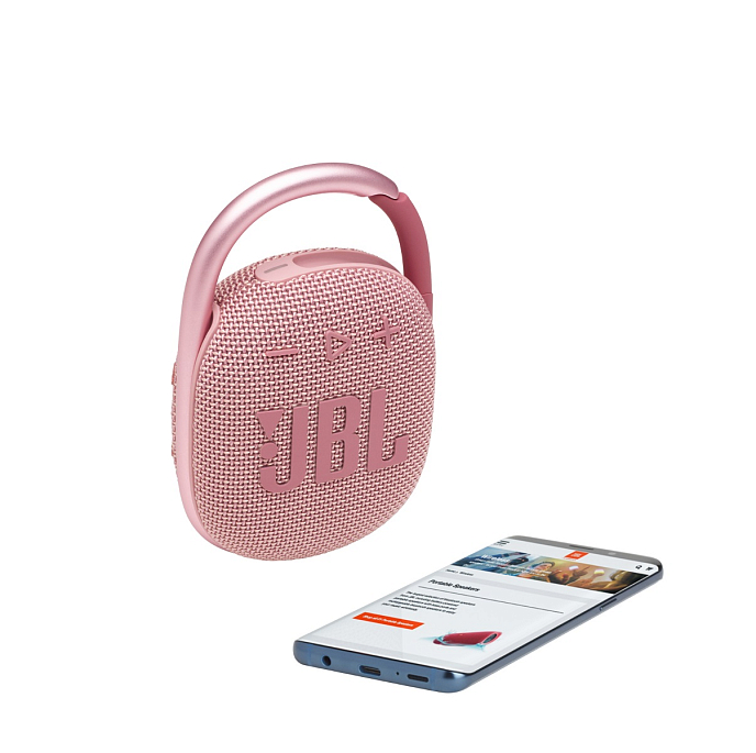 Портативная колонка JBL Clip 4 Pink - рис.8